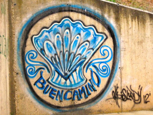 Buen Camino graffiti